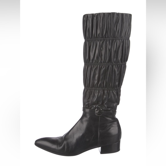 Prada Calzature Donna cinched shaft boots 8.5 / 9 - Picture 1 of 13